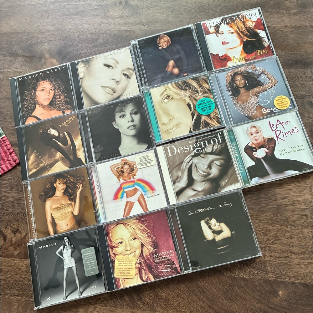 15 CD bundle Mariah Carey, Celine Dion, Janet Jackson, Beyonce, Shania Twain etc